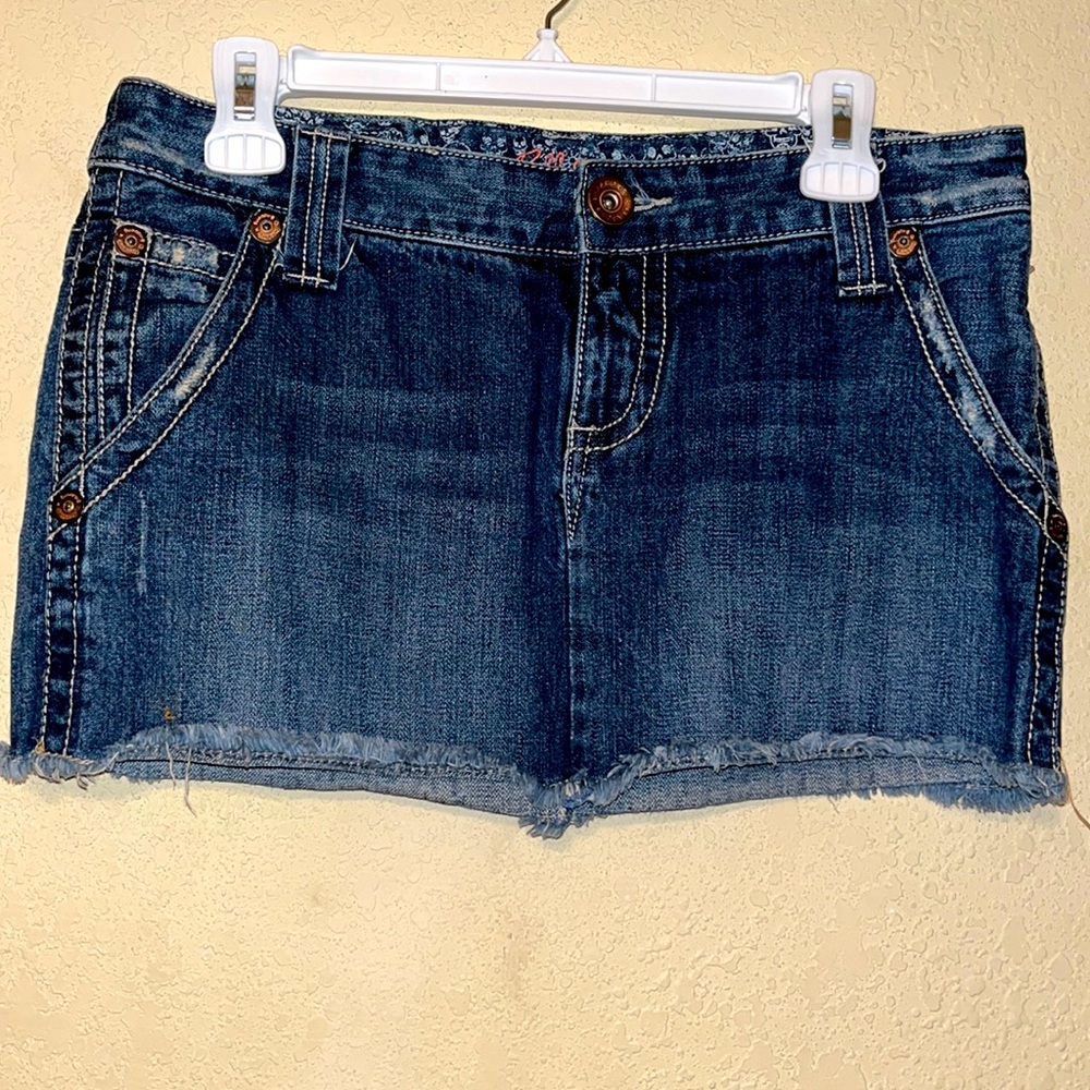 Billabong mini Jean skirt y2k
